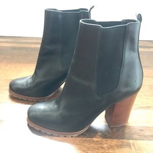 Coach leather booties boots 38.5